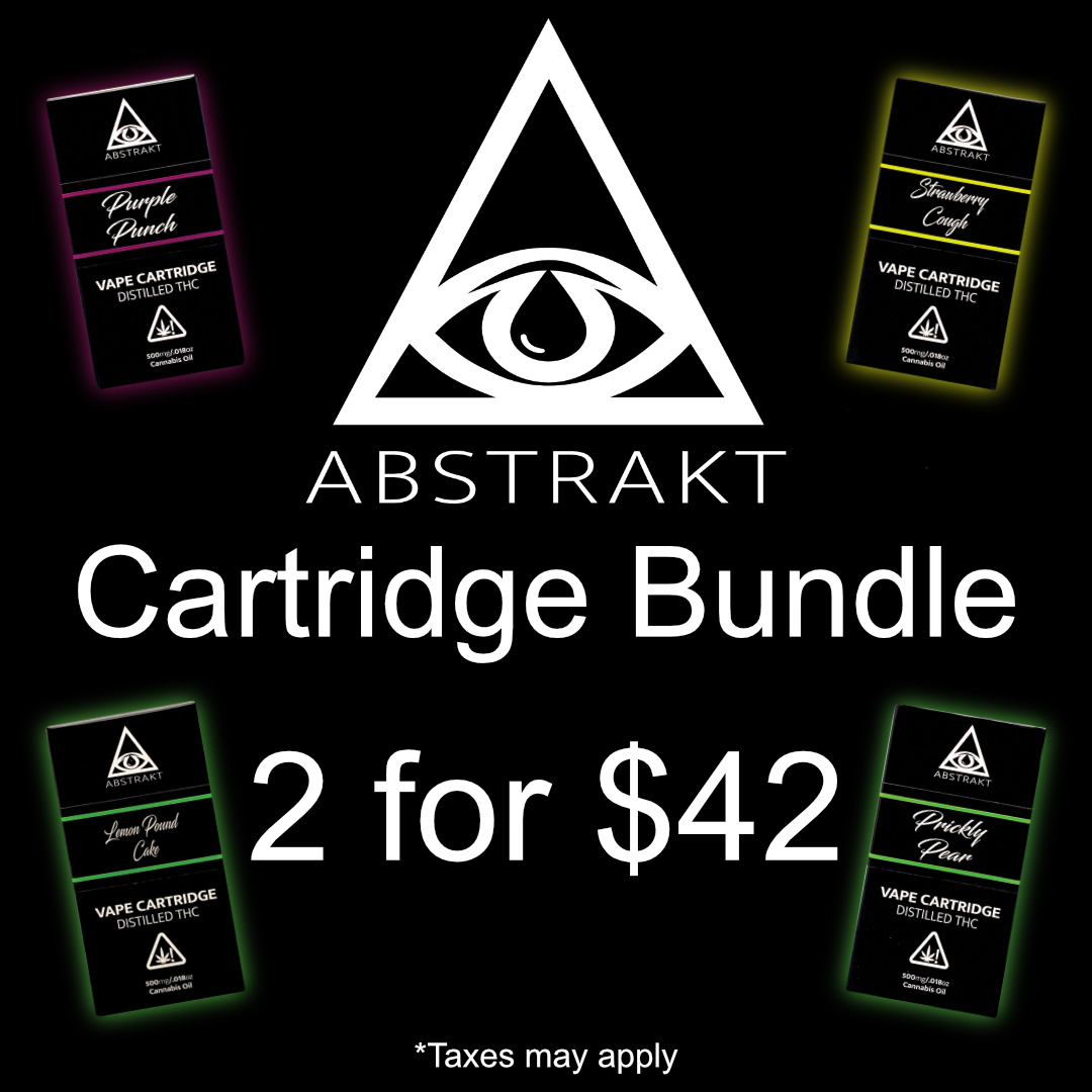 Abstrakt Bundle 2 for $48 excludes waterclear cartridge